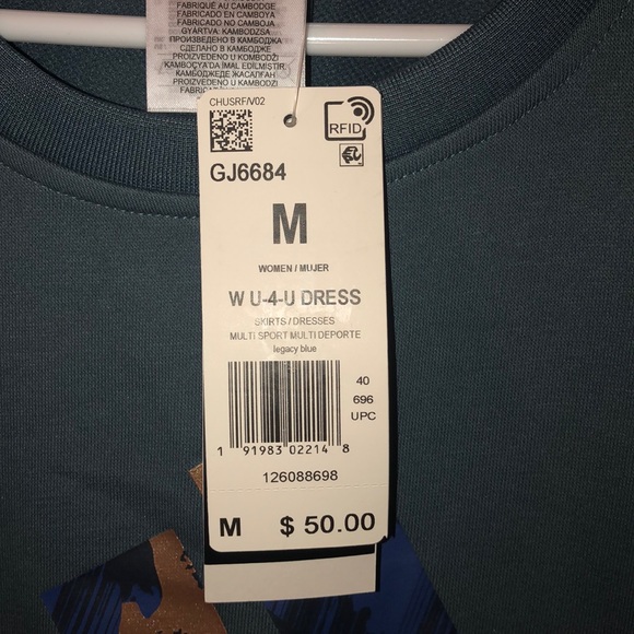 SOLD adidas BRAND NEW Zoe Saldana Dress - Picture 9 of 9